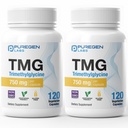 Laboratorios de puré TMG 750 mg – Suplemento Trimetilglicina de alta potencia – Estimula los niveles saludables de homocisteína, no GMO, NO Gluten y Dairy ANTE Made in USA - 2 Pack - Total 240 cápsulas vegetarianas