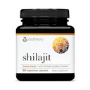 Teoría Shilajit - 500 mg Shilajit Capsules - Suplemento energético - Shilajit apoya la resistencia - puro Himalayan Shilajit - Gluten, Dairy & Soy Gratis - 60 cápsulas vegetarianas