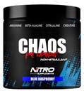 Suplementos Nitro - Caos - Pre-Workout no estimulante (30 Sevings) Beta-Alanina, L-Citrulline, Arginina, Creatina, Taurine Estimulante Libre (30 Servings, Blue Raspberry)