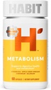 Suplemento de metabolismo de Habit (60 cápsulas) - Apoya la salud digestiva & metabolismo, vitamina B12, selenio, cromo, vinagre de manzana, vegano, no transgénico (1 paquete)