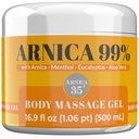 Arnica 35 - Arnica Gel para Bruising Extra Strong 98% 16.9 Fl Oz, Masaje de Musculos y Juntas, Fórmula Natural y Dermatológicamente Probada - Fabricada en Italia