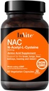 Invitar a la salud N-Acetyl Cysteine (NAC) - Apoya el hígado y la salud cerebral - Suministros El ácido esencial L-Cysteine y un precursor de la tripeptide Glutathione - 60 cápsulas vegetarianas