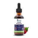 OU Melatonin Liquid Sleep Aid 1mg TENIDO 2 fl oz (60 mL) TEN Berry Natural Flavor ANTERIOR NARRADO, Suplemento Vegetariano para Adultos Silencioso Fastor de Asleep, Stay Asleep Longer