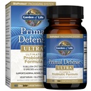Garden of Life Probiotics for Digestive Health and Gut Health Balance, Primal Defense Ultra Ultimate Formula, 15 Billion CFU y 13 Strains Plus HSOs, Vegetarian y Gluten Free, 60 cápsulas