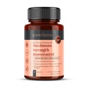 pureclinica 1000mg Resveratrol x 90 Tablets (3 meses de suministro). 10 x Fuerza con extracto de cobre negro para la absorción más rápida