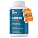 Dr. Tobias Turmeric Curcumin 1500mg con BioPerine – Suplemento Extra de Fuerza con 95% de Curcuminoides para Soporte Conjunto, Vitalidad Global & Immune Health, 120 cápsulas Vegan, No GMO