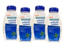 Calcio de Rugby Carbonato 500mg Tablas de antácidos Peppermint, regular Strengh, 150 Tabletas Chewable - 4 Pack