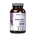 Bluebonnet Nutrition Beautiful Ally Resveratrol 500mg, Protect Skin Integrity*, Non-GMO, Vegan, Gluten-Free, Soy-Free, Dairy-Free, 30 Vegetable Capsules, 30 Servidores