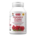 ANDREW LESSMAN Friendly Flora Probiotic 90 Capsules - 10 Billion CFU, Full Blend of Five Probiotic Strains, Powerful Immune and Digestive Support. Probióticos para Mujeres o Hombres