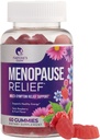 Suplemento de la menopausia para las mujeres - Alivio de la menopausia multi-beneficio completo Gummy para las sudaderas de la noche de los flashes calientes leves, balance natural y apoyo energético, vitaminas menopáusicas, no GMO - 60 Gummies