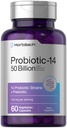 Horbaach Probióticos para Mujeres y Hombres TENIDO 60 cápsulas TEN 14 Estrechos Probióticos con Prebiótico Silencio 50 Billion Organisms Activos ← Non-GMO &amp; Gluten Free Supplement