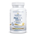 Naturales nórdicos ProEFA 3-6-9, Sabor de limón - 90 Gels blandos - 565 mg Omega-3 - EPA &amp; DHA con GLA añadido - Esquí sano, Cognición, " Mood positivo - No GMO - 45 Servimientos