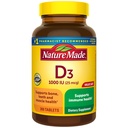 Nature Made Vitamina D3 1000 UI (25 mcg), Suplemento de vitamina D para el Hueso, Dientes, Musculo y Apoyo a la Salud Inmunitaria, 300 Tabletas, 300 Day Supply