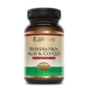 LIFETIME Resveratrol, Acai & CoQ10, Veg Cap (Btl-Glass)