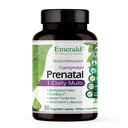Laboratorios de esmeralda Prenatal 1-Daily Multi - Multivitamínico prenatal con folato metilado, hierro, junta integral de alimentos &amp; más - libre de soja, libre de gluten - 30 cápsulas vegetales