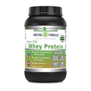 Amazing Formulas Grass-Fed Whey Protein Powder TEN 25 Grams Protein Supplement TEN Natural Sweetener and Flavor TEN Contains BCAA &amp; EAA ← Non-GMO TEN Made in USA (2 Lb, Unflavored)
