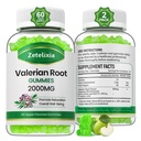 2 Pack Orgánica Valerian Root Gummies, Herbal Supplement for Relaxation & Mood Support, Sleep Gummies Without Melatonin for Adults, Vegan, Non-GMO, Apple Flavor, 120 Conde