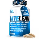 Night Time Fat Burner for Weight Loss Support - Belly Fat Burner for Hombres &amp; Mujeres con té verde y beba de riñón blanco Extracto - Nighttime Metabolism Booster &amp; Sleep Optimizer to Help Stubborn Fat Loss
