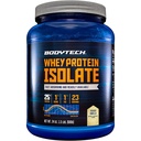 BodyTech Whey Protein Isolate Powder, French Vanilla Flavor, 25g Protein per Serving, High Concentrated Protein Powder with Amino Acids " BCAAs for Men and Women, Gluten Free, 1.5 lb, 23 Servings