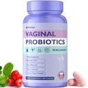 Vaginal Probiotics for Women Mujer,Promotes Ph Balance,Healthy Vaginal Odor & Flora,Urinary Tract Health with Prebiotics " Lactobacillus Probiotic Blend 30 Billion CFU,60 Capsules
