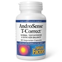 Factores naturales, AndroSense T-Correcto, apoya el metabolismo hormonal de los hombres con esteto de leche, turmérico y licopeno, 60 cápsulas (30 porciones)