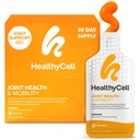 Healthycell Joint Health & Mobility Daily Liquid Supplement - Joint Support Supplement, Inflammation Response, Cartilage & Flexibility with Curcumin, Glucosamine " Chondroitin - 30 Gel Packs