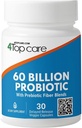 Probióticos 60 Billones CFU - 10 Estrados + Prebióticos Orgánicos - Immune, Digestivo " Salud Gut - Apoya el estreñimiento ocasional, Diarrea, Gas " Bloating - para Mujeres " Hombres (30 Cuenta)