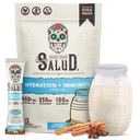 Salud 2-en-1 Hydration Packets + Immunity Electrolytes Powder, Horchata - Agua Fresca Drink Mix, Elderberry, Dairy &amp; Soy Gratis, No Gluten Free, Vegan, Baja Calorie, 1g Sugar (15 Servings)