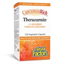 Factores naturales, CurcuminRich Theracurmin, 30 mg, Formulado para la absorción superior, 120 Conde (Pack of 1)