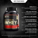 Optimum Nutrition 100% Whey Gold Standard, Double Rich Chocolate, 5 libras