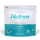 Nutrim Oat Bran Powder con 750mg Beta Glucan per Serving - Easy-Mix Soluble Fiber for Cholesterol Management &amp; Immune Support - Heart Healthy, Non-GMO & Vegan Oatón