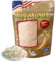 Zen Ginseng Powder - 4 oz. Bolsa de Ginseng American Wisconsin - No GMO, Gluten Gratis - para Sopas, Teas, Café, Jugos, Smoothies y Baking.