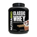 NutraBio Classic Whey Protein Powder- Full-Spectrum Amino Acid Profile - No Fillers, Colores artificiales, conservadores - Indice bajo de glicemia - Chocolate Milkshake, 5 libras