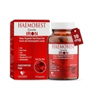 HealthBest High Potency Gentle Iron Capsules 19mg |Slow Release Iron for Faster Absorption, Non-Constipating| Vitamin C, B12, Folate Zinc & Selenium for Anemia, Hemoglobin & Immune Support |60 Count