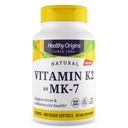 Orígenes saludables Vitamina K2 100 mcg (MK-7, no GMO, Gluten Free, Cardiovascaular Support, Bone Support), 180 Gels Veggie