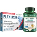 Purity Products Flexuron Joint Formula + H.A. Joint Flexuron (Krill Oil, Low Molecular Weight Hyaluronic Acid, Astaxanthin) - HA Joint (BioCell Collagen, Boswellia Serrata, Quercetin, H.A. + Más)