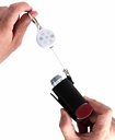 Caso de viaje inhalador con cadena de llave retráctil,Cuando estás al aire libre,Accede rápido a los inhaladores (sin inhaladores de asma)