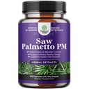 Nighttime Defense Saw Palmetto for Hombre - Saw Palmetto Extract Prostate Supplement for Men Ayuda Reduce Night Urination Frequency Urgency and Overactive Bladder with Lycopene Pumpkin Seed and Melatonin