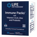 Extensión de vida - Paquetes inmunitarios con vitamina C " D, zinc y probiótico (30 paquetes)