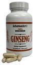 American Ginseng Capsules, 100% Pura Wisconsin Ginseng, 500mg, 100 cápsulas - Mejor Ginseng Suplemento, Pure Potent Wisconsin Ginseng Roots por Schumacher Ginseng