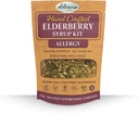 Elderberry Syrup Kit - Asistencia para la alergia - Hace Aprox. 32oz - Viene con Bolsa de Brewing - Ingredientes - Elderberries - Rosehips - Ginger - Nettle - Cinnamon - Ropa - Elderwise