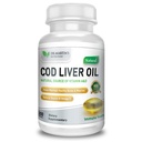 COD Liver Oil TENER 300 Softgels ANTE Fuente natural de Omega 3 ácidos grasos TENIDO Triple fuerza ANTERIOR Best Immune Health, Healthy Bones &amp; Muscle Suplemento dietético TENIDO