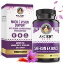 Antiguo Bliss Saffron Extract Capsules Mood &amp; Eye Support Suplemento, Saffron Extract Appetite Suppressant Weight Management for Women &amp; Men (60 Capsules)
