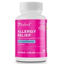 Safrel Alivio de la Alergia Medicamento Diphenhydramine HCl Caplets 25 mg (1000 Conteo), Antihistamínico Alimenta el estornudo, Runny Nose, Hay Fever, Itchy Eyes and Throat, Seasonal Indoor &amp; Outdoor Allergy Pills