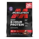 MuscleTech Platinum 8-Hour Protein Powder - 7 Premium Protein Sources with Whey & Casein Protein for increased Lean Muscle, Strength & Mejor recuperación - Milk Chocolate, 50 Servings