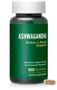Ashwagandha 500mg – Stress Relief, Mood Balance " Relax with Black Pepper, 120 Vegan Capsules