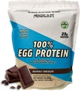 saludable 'N Fit 100% Egg Protein -Chocolate 2lb, Lactose Gratis, Sugar Gratis, Naturalmente Endulzado