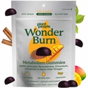 Plant People WonderBurn Metabolism " Cravings Control Gummies, Zero Sugar, Ripe Mango Flavor (60 Conde)
