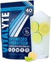 Vitalyte Electrolyte Powder Drink Mix, Isotonic Electrolyte Hydration Mix, Gluten Free Post Workout Powder Mix, Pack de 1, 35 oz., Cool Citrus Flavor