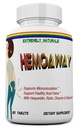Vitaminas Hemorroideas Naturales. Piles &amp; Alivio de la Fisura Anal. 60 cuadros